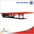 Widely Used OEM 3 Axle Flatbed Truck Trailer for Sale